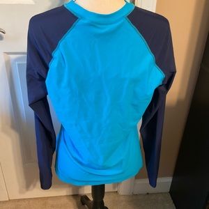 Blue and Navy Women’s Bicycle Shirt